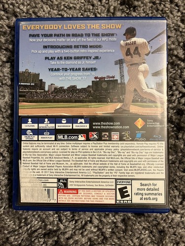 MLB The Show 17 NUEVO DISCO EN CAJA Completo Sony PlayStation 4 PS4 Ken Griffey Jr PSN - Imagen 2 de 4