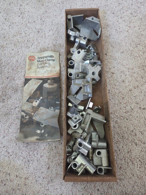 SHOPSMITH MAXI CLAMP CLAMPING SYSTEM WITH MANUAL