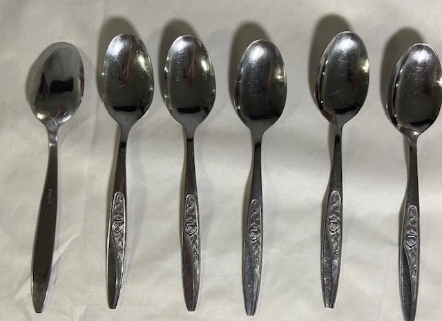 12tlg Besteck Set Edelstahl Vintage Ornament Design Löffel Gabel Messer - Bild 4 von 4