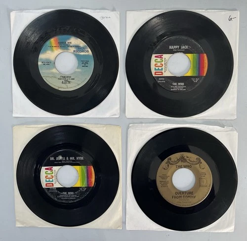 The Who Lot of (4) 45 RPM Records - Lot #1