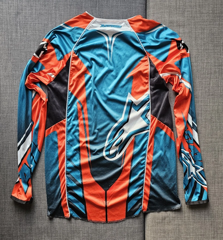 Alpinestars Descenso Motocross Vista Jersey Manga Corta Montar Camisa Talla M o Foto 2 de 4