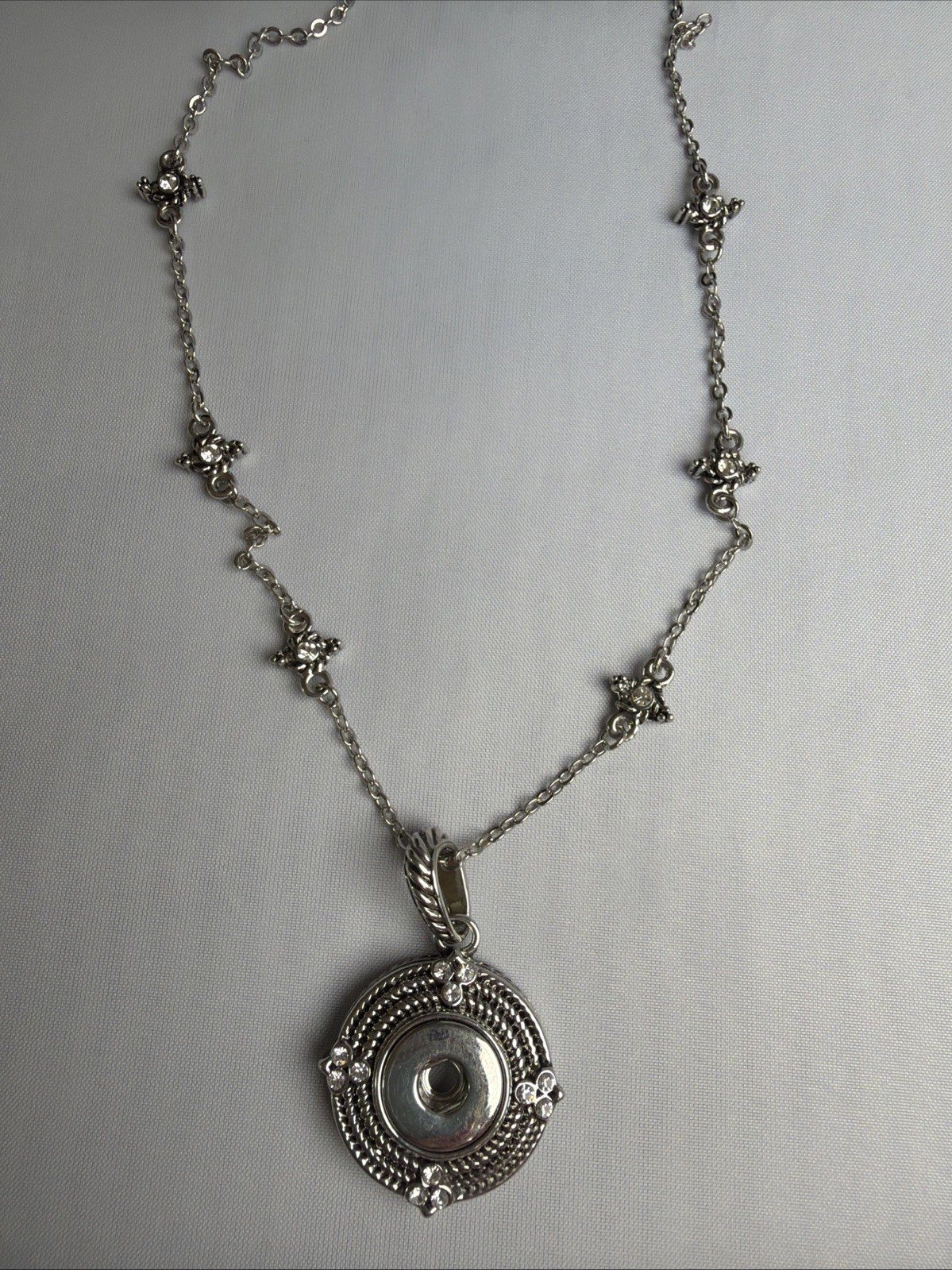New Ginger Snap Charm Necklace 12mm Gingersnaps Petite Snaps 16” 18”