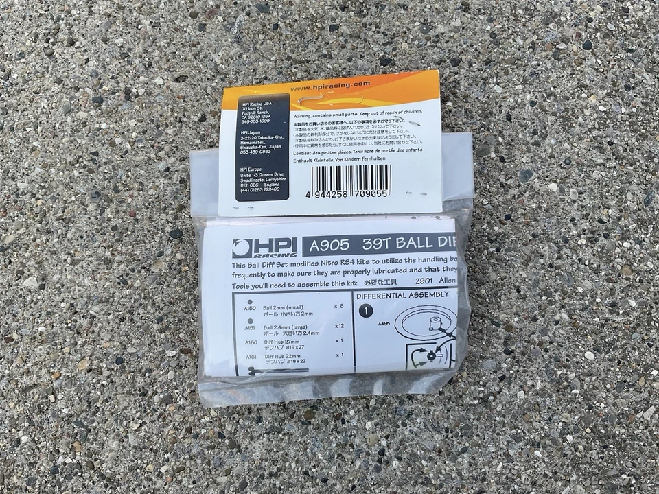 HPI Racing A905 39T Ball Diff Set for Nitro RS4 / Super / Mini RC Car Parts - Image 2 of 2