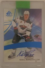 2020-21 SP Game-Used Rookie Blue Burst Parallel #180 Kirill Kaprizov Auto !!
