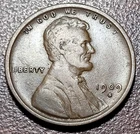 1909-S Lincoln Wheat Cent VERY FINE Semi-Key Date Orig Toning No Issues Coin