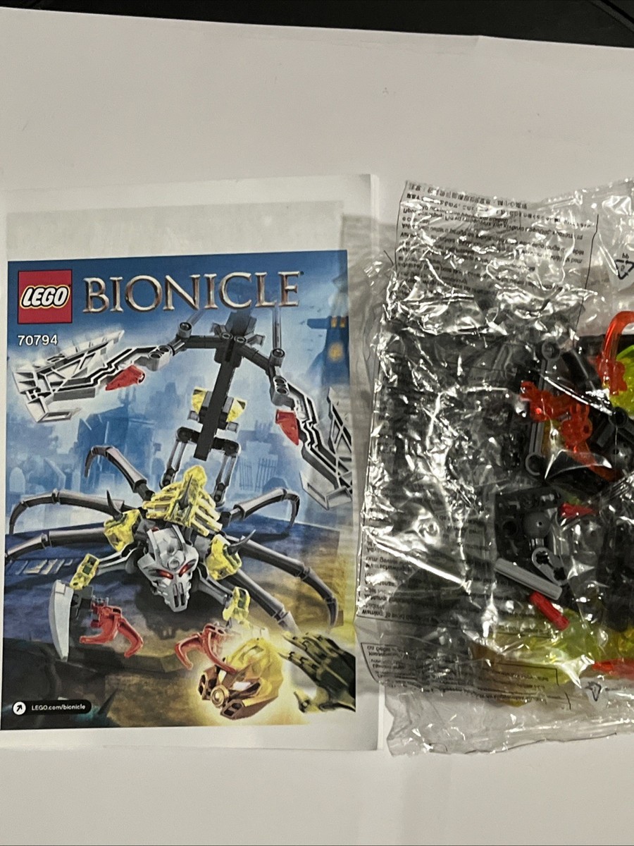LEGO Bionicle 70794 Skull Scorpio New In Sealed Bags With Printed  Instructions