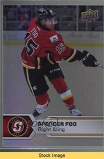 2017-18 Upper Deck AHL Rainbow Foil Spencer Foo #49 READ 0qr0