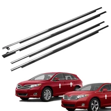 Door Window Weather Molding Trims/Weatherstrip Window Belt Molding Compatible...