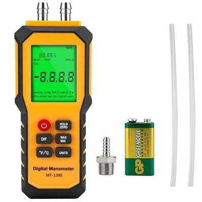 5/16 Inches Diameter Pressure Port Digital Manometer, 5/16 Inches Diameter Port