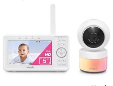 VTech VM5263 5  Digital Video Baby Monitor with Pan  Tilt  Night Light  2 Way