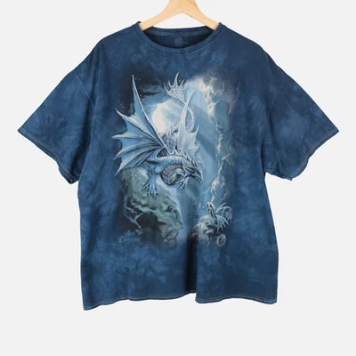 Camiseta The Mountain Blue Dragon Tie Dye Gráfico Talla 2XL - Imagen 1 de 4