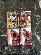 (4) Patrik Elias 1997-98 Upper Deck / Black Diamond / Zenith Rookie Card. rookie card picture