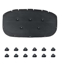 Gepco MotorhaubendäMmung DäMmmatte FüR VW Touareg II 12010-2017 Mit Clips