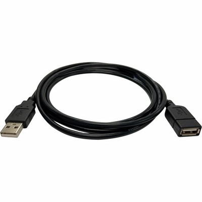 Black Box USB05E0003R2 3ft USB 2.0 Ext Cable M-F Black