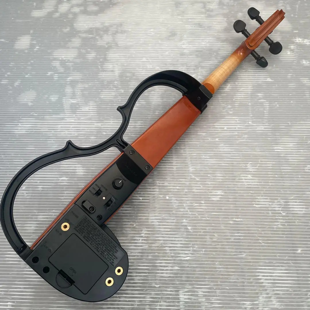 エレクトリックバイオリン YAMAHA SV-100ケース付き Yamaha SV-100 Silent Violin 1990's Brown Made In Japan w/Yamaha