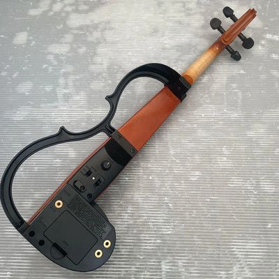 Yamaha SV-100 Silent Violin 1990's Brown Made In Japan w/Yamaha