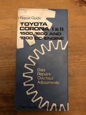 Toyota Corona Mk1 And Mk2 1500, 1600, 1900cc Repair Guide With Wiring Diagram