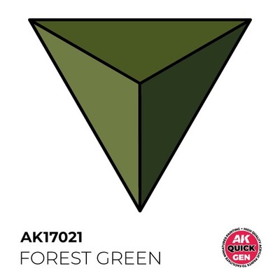 AK-17021 AK Interactive Quick Gen - Forest Green 18 ml (6 Pack)
