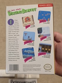 The Bugs Bunny Birthday Blowout (Nintendo Entertainment System, 1990) NES Box