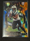 2025 Panini Select Football Black and Orange Shock Chuba Hubbard #43