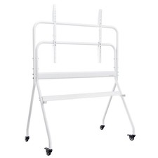 Rotating TV Stand 35-100in 198lb Max VESA 800x600 Height Adjustable Wheels