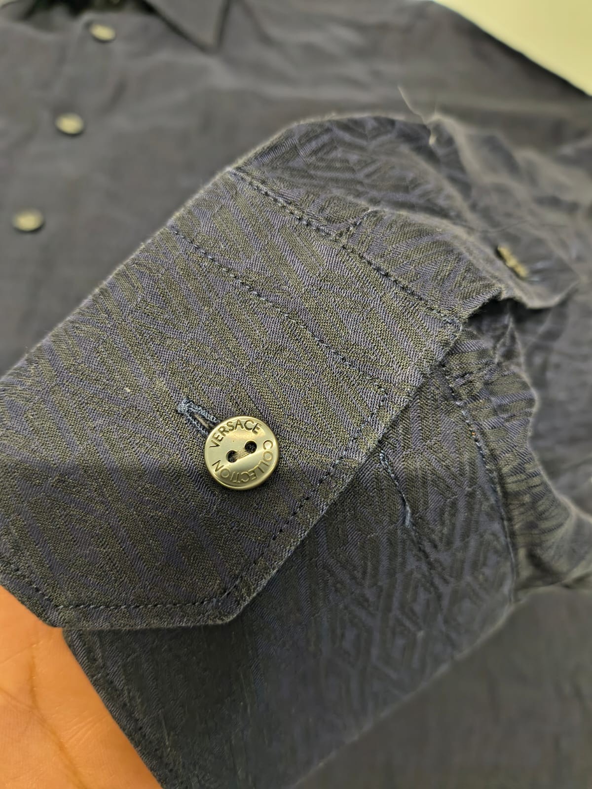 Versace Collection Button Down Shirt Long Sleeve … - image 7