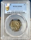 1924-D ~ Buffalo Nickel ~ PCGS XF40 ~ ORIGINAL ~ Great Antique Toning ~ NEW