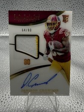 2015 Panini Immaculate Jamison Crowder Numbers Rookie Patches Autographs #/80