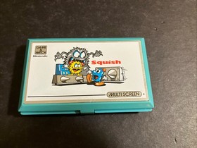 Nintendo Game and Watch Squish MG-61 1986 Working ! One Issue Read Description
