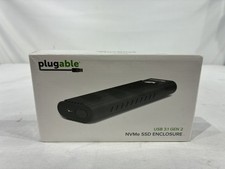 Plugable USB 3.1 Gen 2 NVMe SSD Enclosure New Sealed