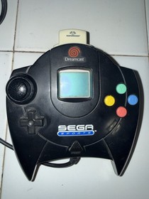 Sega Dreamcast Black Sports Console with Controller And Games Tested And Works