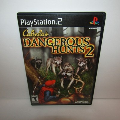 Cabela's Dangerous Hunts 2 Sony PlayStation 2 PS2 Video Game with Manual Tested