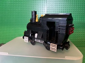 Lego My Own Train Small Black Engine Locomotive Read Description