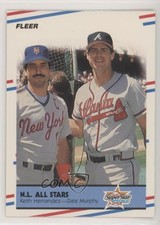1988 Fleer Keith Hernandez Dale Murphy #639 0n3s