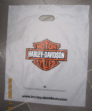 Plastik-Einkaufs-Tüte "HARLEY-DAVIDSON Motor Cycles", 46cm x 38cm - Sammler