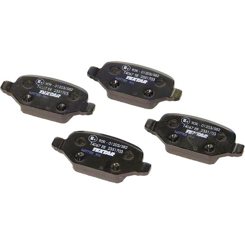 1x ORIGINAL® Textar Bremsbelagsatz, Scheibenbremse Hinten für Fiat LINEA Alfa