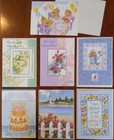 Set of 7 Beautifully Illustrated Greeting Cards w Envelopes, various occasions — photo 1