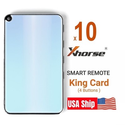 Xhorse Universal Smart Proximity KING CARD Remote Key Sky Blue 4 Button XSKC05EN