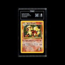 2000 Pokemon Gym Challenge 1/132 Blaine's Arcanine Holo TAG 8 X9070703 on eBay