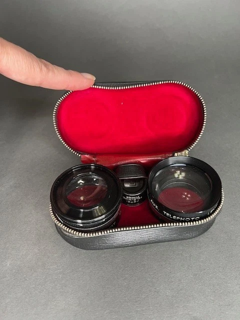 De colección Hecho en Japón Petri Aux Gran Angular y Teleobjetivo con Teleobjetivo Buscador Foto 4 de 4