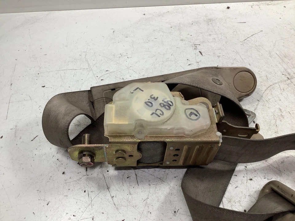 Cinturón de seguridad izquierdo 97-99 Acura CL 3,0 L beige OEM Foto 3 de 4