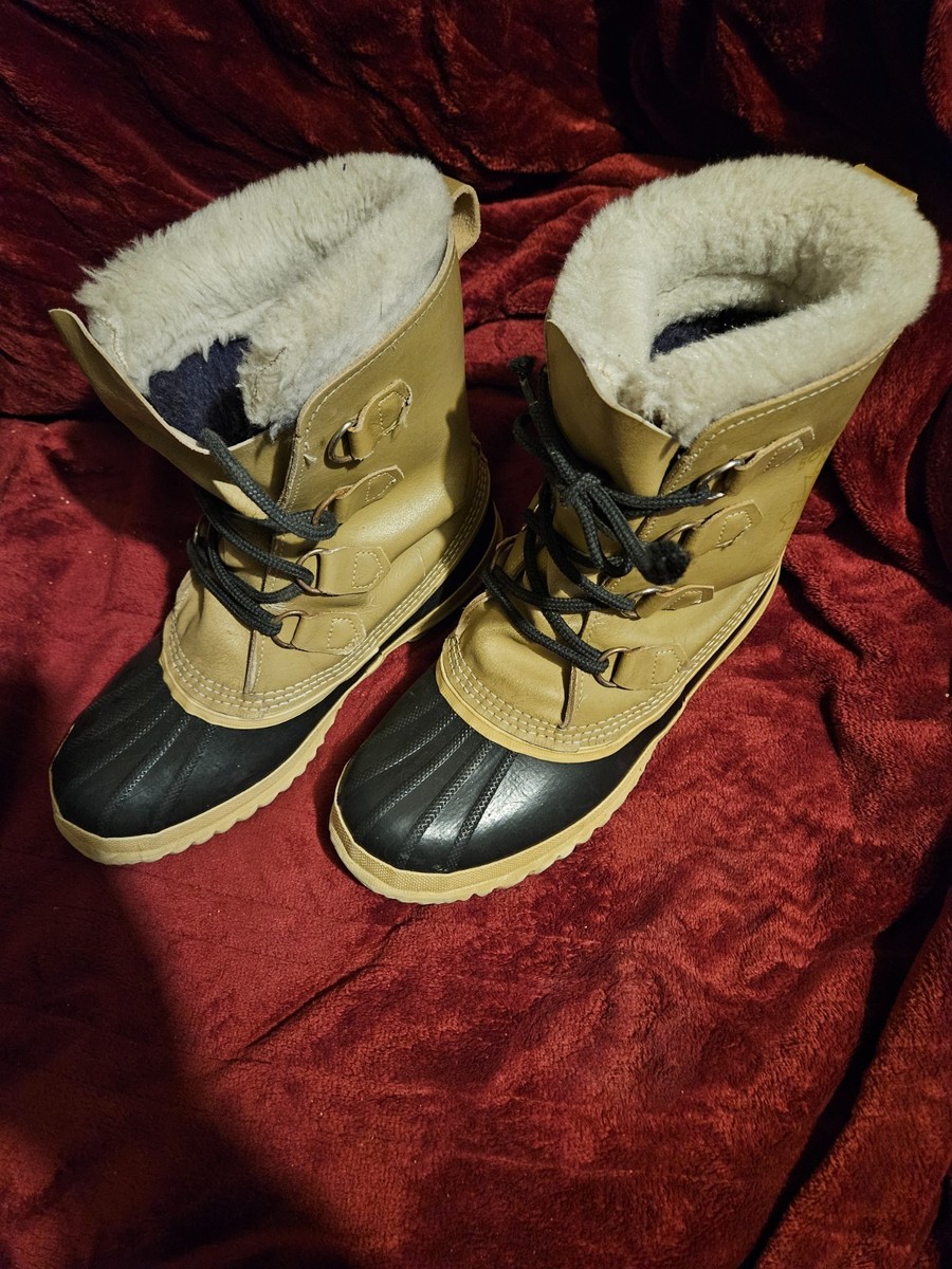 Vintage Sorel Kaufman Manitou Wool Insulated Boots Size 10  display picture 1