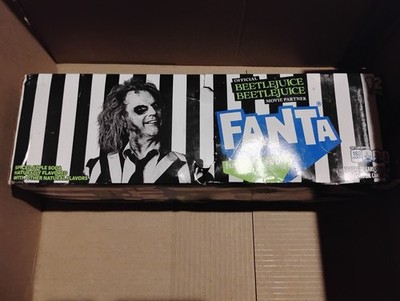 Beetlejuice Movie Fanta Haunted Spiced Apple Soda 12oz Can 12 Pack Halloween Pop