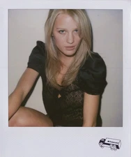 Vintage Polaroid Blonde Chic Top Photo Rare Original