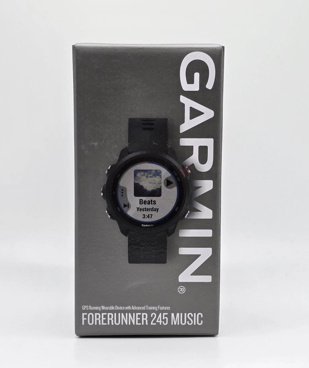Garmin 010-02120-20 Forerunner 245 Music GPS Smartwatch - Black