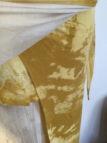 Gold *Free People* Dress *Alyssa* UK Medium Hi Low Midi Maxi - Picture 4 of 10