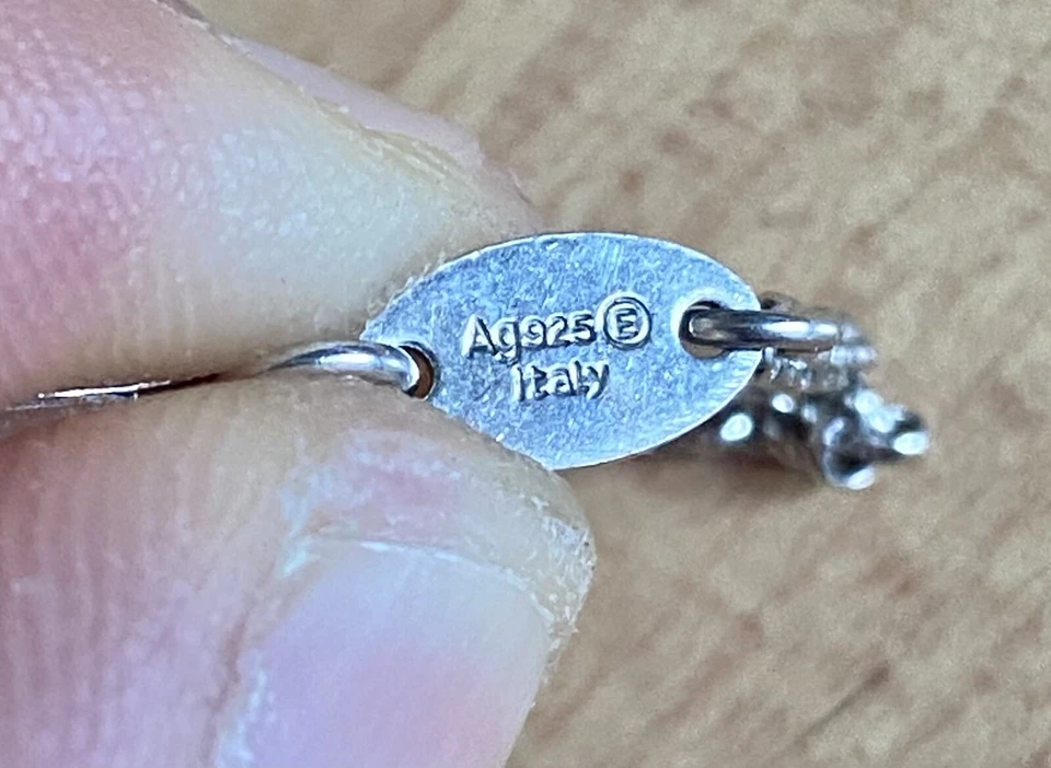 Engelsrufer Collana Con Ciondolo - Lunga In Argento Massicciò 925. - Immagine 4 di 4