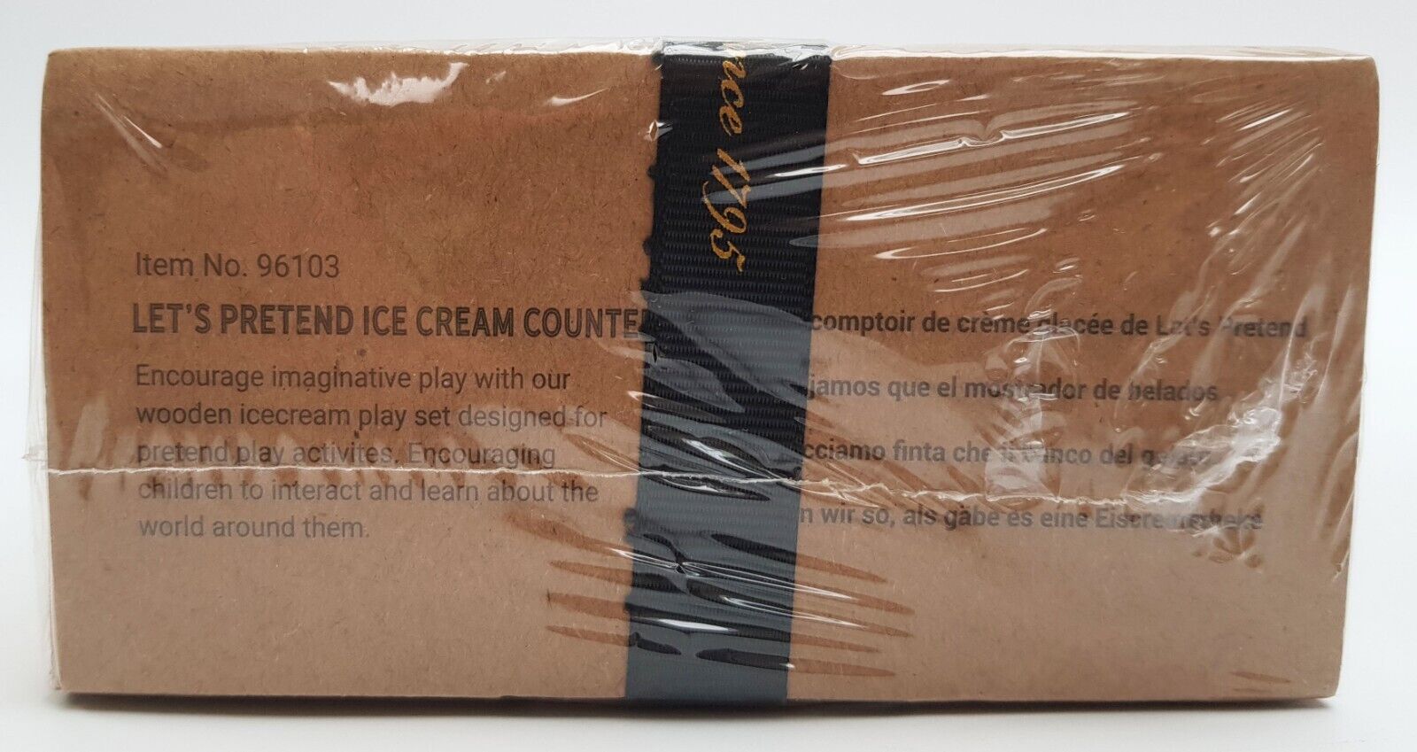 Jaques Of London Wooden Ice Cream Counter Game Wood Kids Play Food