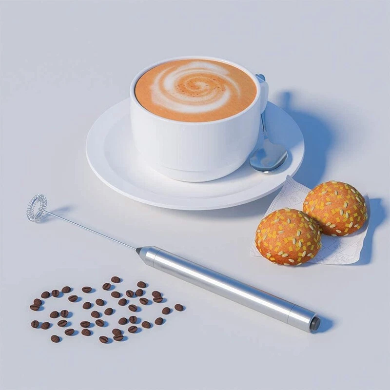 Milk Frother Handheld Battery Operated Mixer Electric Foam Maker for8976 Milk Frother Handheld Battery Operated Mixer Electric Foam Maker for8976