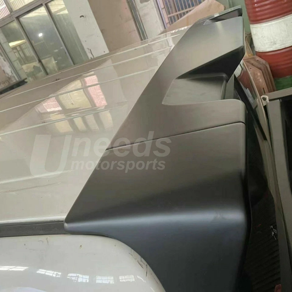 Fits 2008-2014 GMC Sierra 2500 HD Gloss Black Rear Protector Truck Cab Spoiler - Image 2 of 4